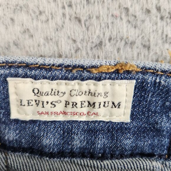 Levi's Premium Jeans Mens 31x32 Blue Lot 514 Straight Fit Modern Workwear Denim - Picture 7 of 15
